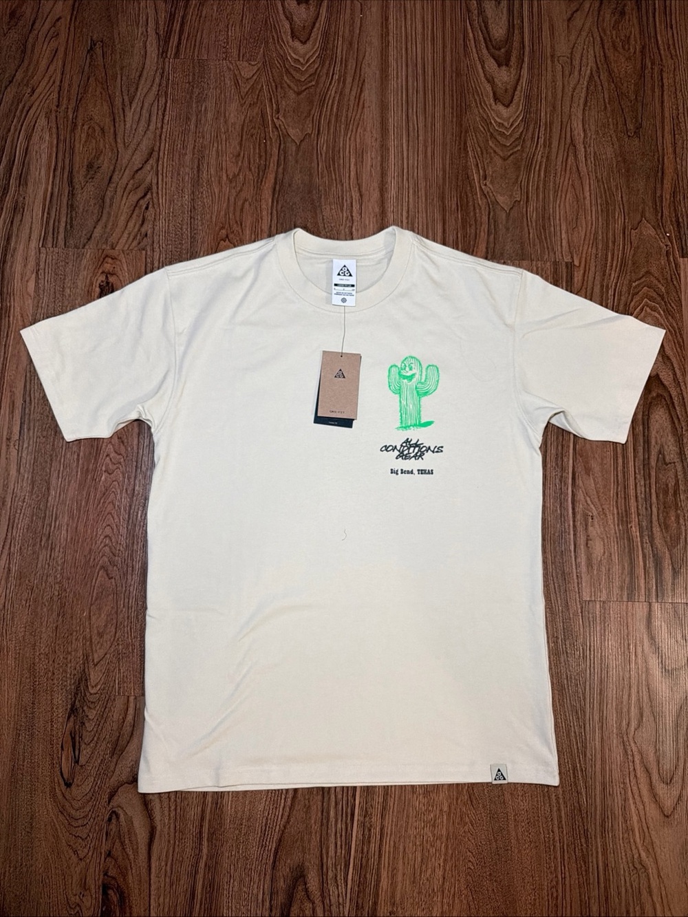 Nike Men's ACG TShirt Big Bend Texas Cactus HV1292-229 Size Small